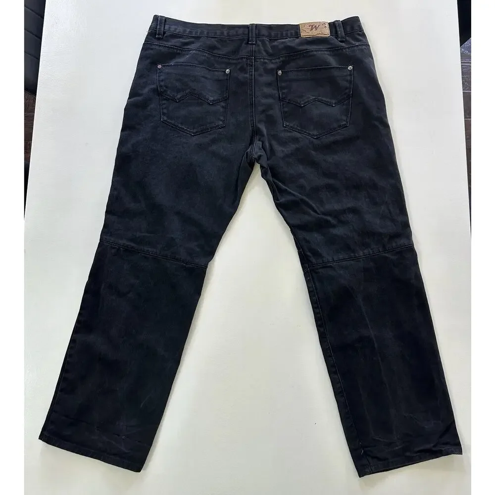 Winchester Men's Jeans American Legend Straight Black Denim Size 44